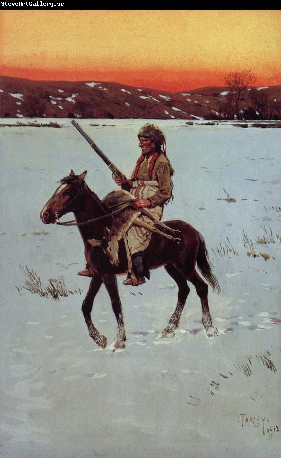 Henry F. Farny Indian Returning from the Hunt